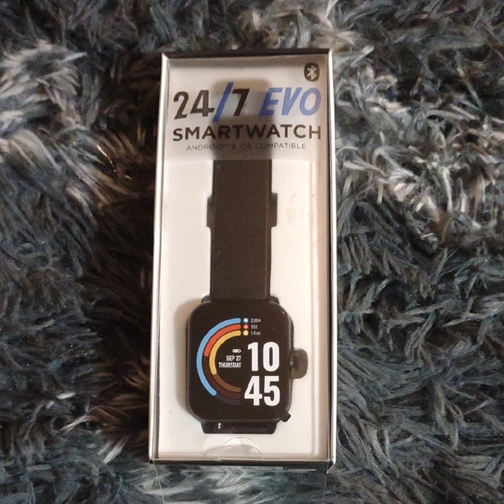 24/7 Black Smartwatch